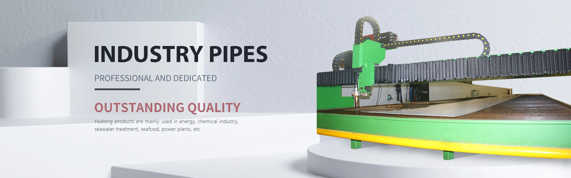 industry pipes, plates